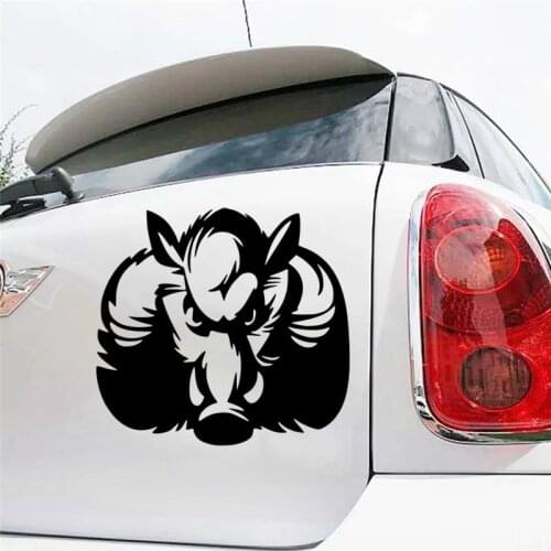 Car Stickers Decor Motorcycle Decals Boar Funny Car Sticker Decorative Accessories Creative Sunscreen Waterproof PVC