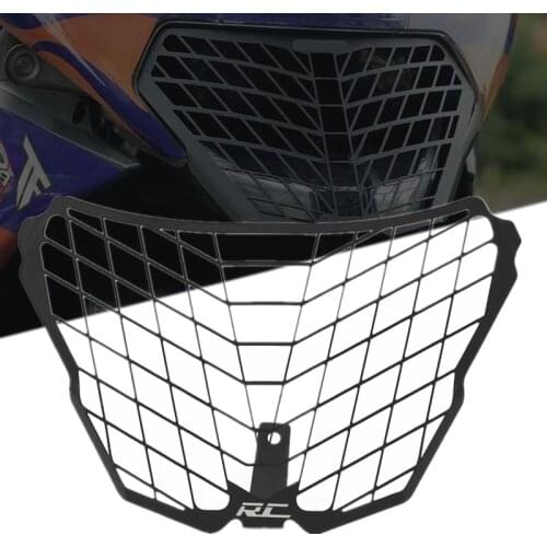 Fast Shipping With RC LOGO For KTM RC125 RC200 RC390 2014-15-2016 Motorcycle accessories Headlight Grille Guard Cover Protector