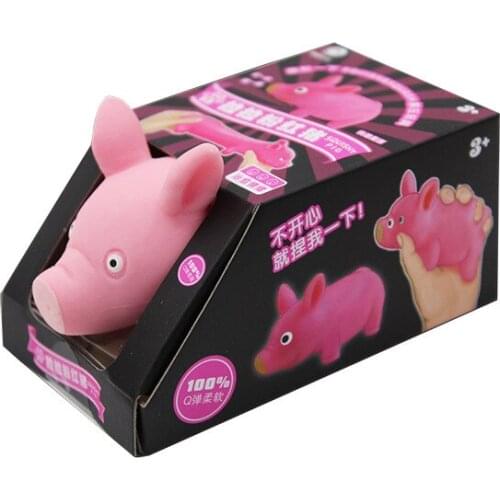 Fidget Toy Decompression Pig Squeezing Toy Slow Decompression Rebound Vent Toy Pug Class Boring Artifact Squishy