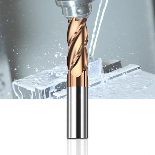 End Mills High Precision Metal Cutter Cobalt 1 2 4 5 6 8 10 12mm Flutes Teeth Aluminum Milling Tool Key Router Bit