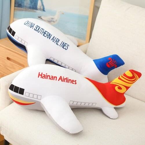40-80cm Nice Cute Aeroplane Plush Toys Stuffed Soft Funny Pillow Dolls For Kids Girls Boys Friends Birthday Gifts