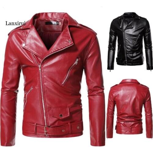 Lanxirui Mens Biker Jackets