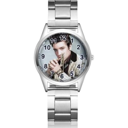 Cute Cartoon pretty Elvis style Childrens Watches Womens Student Girls boys Quartz Metal steel Wrist Watch JC65