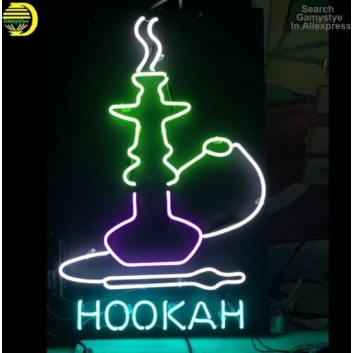 Neon Sign For Hookah Commercial Decor On the Wall Club Signs Decoration Wall Light Neon Beer Sign Inside Neon Ribbon Room Decor