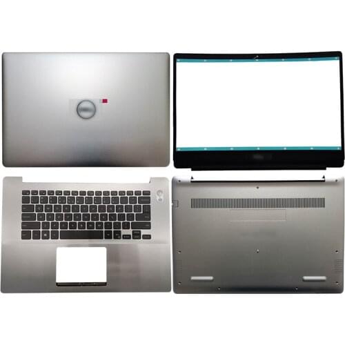 Laptop LCD Back Cover/Front Bezel/Palmrest/Bottom Case For Dell Inspiron 15 5580 5585 5588 Silver 0TVPMP 0V9NV4 0XT01X 0T5PWN