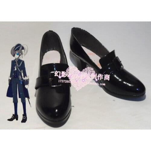 Black Butler Ciel Phantomhive Halloween Cosplay Shoes H016