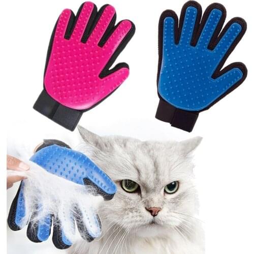 2 Style Pet Dog Cleaning Brush Glove Cat Dog Brush Comb Massage Gloves Hair Grooming Brush For Dog Pet Supplies