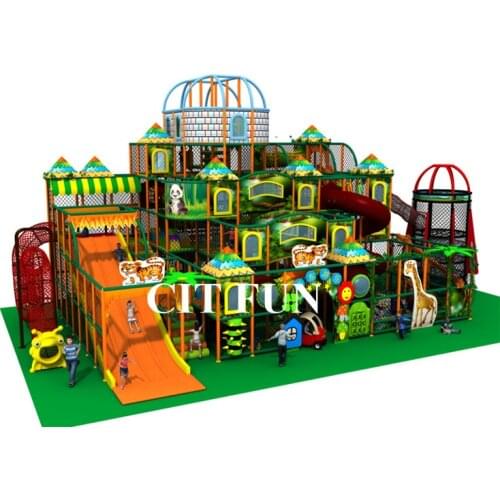 Customize CE certificate Jungle Adventure Amusement Park Plastic Indoor playground IP-209A