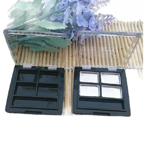 8ml plastic jar pot tin aluminum pan for eye shadow lip gloss gel cream blush powder case container make up cosmetic packing