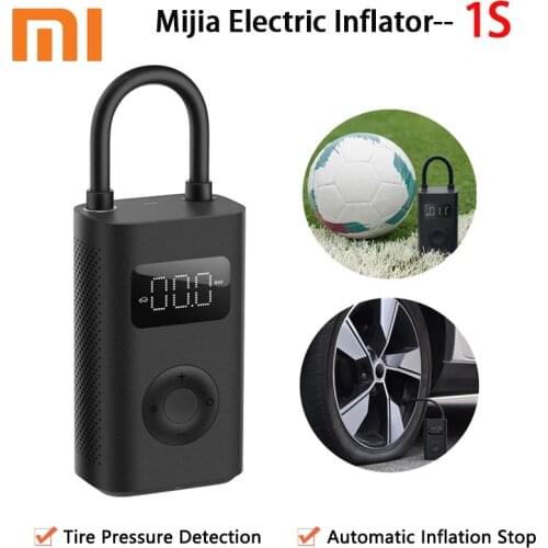Original Xiaomi Mijia Portable Smart Digital Tire Pressure Detection Electric Inflator Pump for Bike Motorcycle Car Football