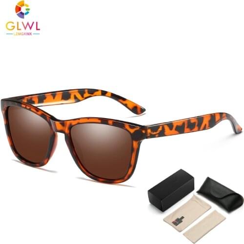 Sports Glasses With Case Mens Sunglasses Fashion 2021 Black Polarized Shade Male Eyeglasses For Driving Luxury Design Goggles