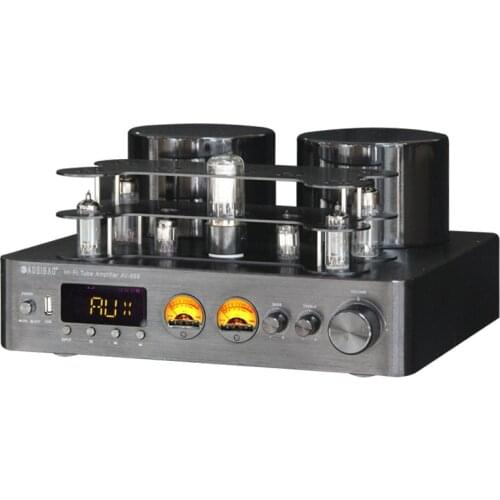 AOSIBAO 200+200W hifi amplifier 5.0 Bluetooth U disk lossless decoding tube amplifier, ​Input sensitivity: 300m V