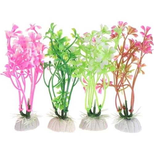 Aquatic Plants Fish Tank Decoration Artificial Colorful Ornaments Aquarium Grass