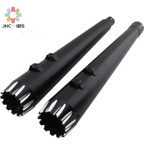 Motorbike 4" Exhaust Pipes For Harley Ultra Limited Road King Dresser Electra Road Glide Street Touring 2017-2021