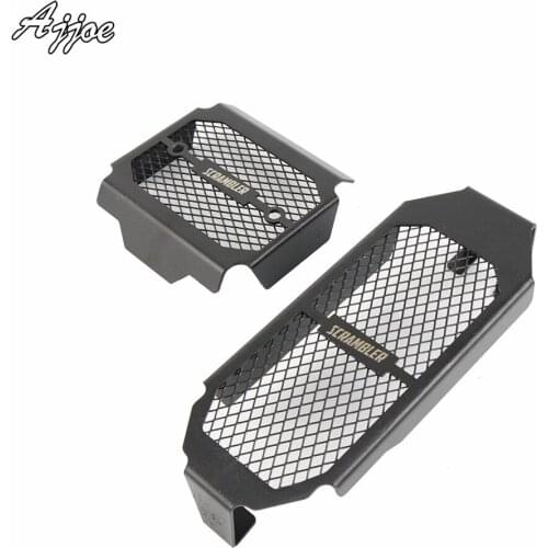 Motorcycle Radiator Guard Oil Cooler Protective Cover For Ducati Scrambler 800 Scrambler800 2015-2018