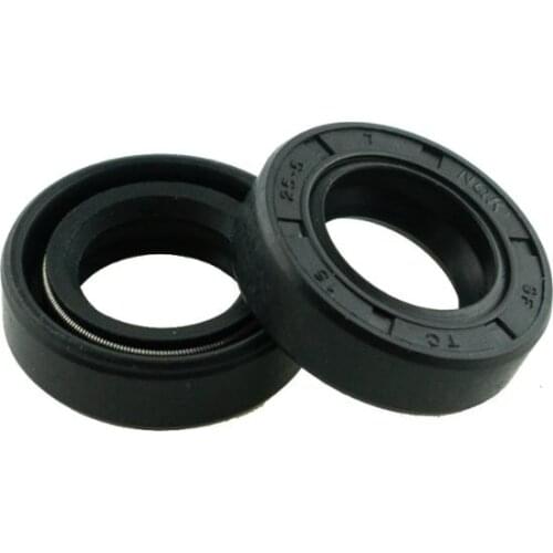 10Pcs NBR Shaft Oil Seal TC-15*20*21*22*23*24*25*3.5*4*4.5*5 Nitrile Covered Double Lip