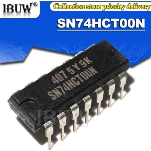 10PCS SN74HCT00N DIP14 SN74HCT00 74HCT00N 74HCT00 DIP Integrated IC