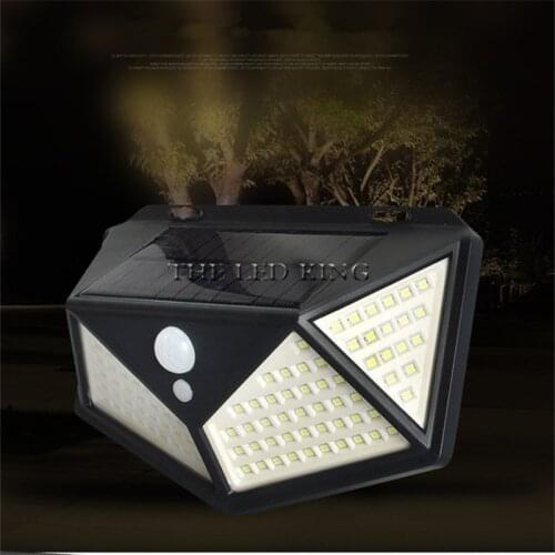 100 LED Solar Light Outdoor Solar Lamp with Motion Sensor Solar LED Light Waterproof Sunlight Powered for Garden Decoration
