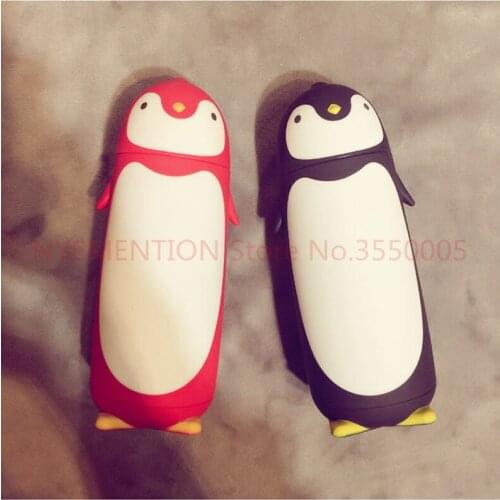 15pcs Penguin Stainless Steel Thermos Vacuum Flasks Cartoon Thermocup Portable Thermal Insulated Mug Children Drinking Bottle