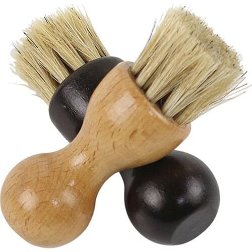 2 Pieces Application Brush Cream Brush Application Brush Shoe Cleaning Brush
