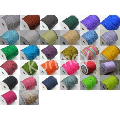37 Colors Avail. --ECO 1.5mm Chinese Knot Cord/Braided Macrame Nylon Beading Cord Best For Shamballa Bracelet (175Yds/Roll)--BCB