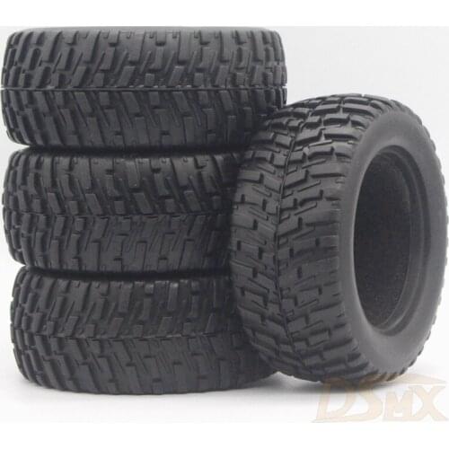 4PCS RC 1:10 Pull Rally Car Off-Road 2.2" Rubber Tires Tyre HSP HPI Tamiya 7007