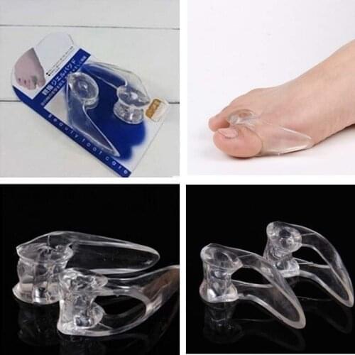 5pair Silicone Toe Separator Gel Bunion Separators Stretchers Bunion Protector Straightener Corrector Alignment Thum Foot Care