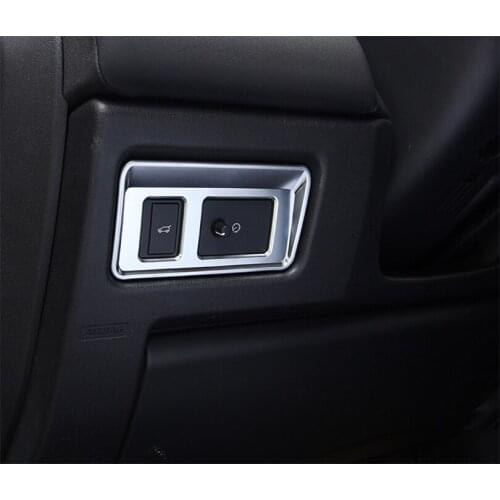 Chrome Interior Tail Door Switch Frame Cover Trim For Land Rover Discovery Sport 2015 2016 2017 2018 2019 Car Accessories