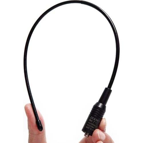 Diamond RH-771 Fastness Laser Print SMA-F Female Dual Band 144/430MHz Flexible Handheld Antenna for Baofeng UV-5R Walkie Talkie