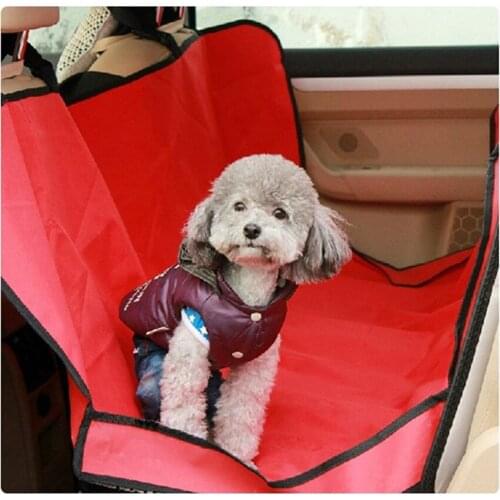 Red WaProtect Pet terproof Car Seat Cover Dog Cat Safe Safety Travel Hammock Mat Blanket New
