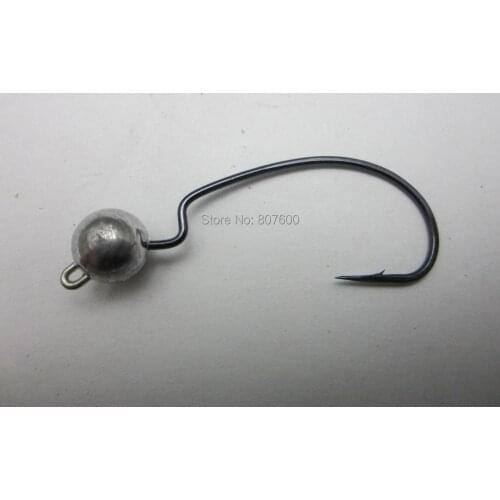 Basslegend - 4x Fishing Finess Ball Jig Head Size #1 Weight 1.7g/2.7g/3.5g/5g/7g BKK Hook