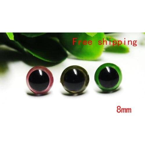 Free shipping!!!New high-quality colored safety doll eyes findings-3color each color 20pcs