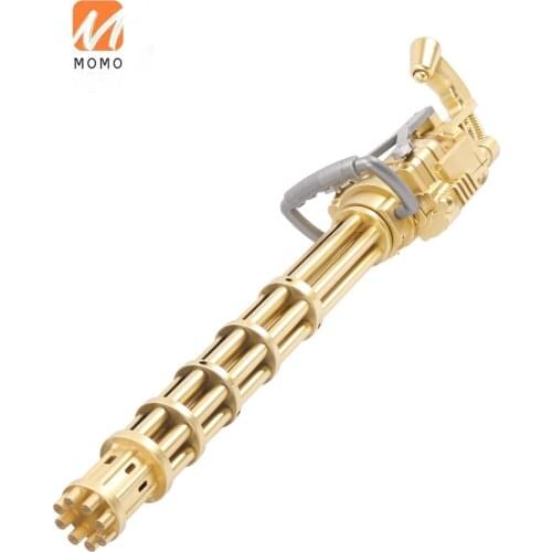 Large Electric Gatling Bubble Machine Extended Version Childrens Giant Bubble Blowing Gun Handheld Boys and Girls Toys