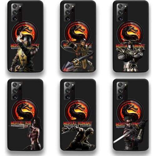 Mortal Kombat Game Phone Case For Samsung Galaxy Note20 ultra 7 8 9 10 Plus lite M51 M21 M31 J8 2018 Prime
