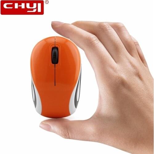 CHYI Mini Wireless Mouse 1600DPI 3D Optical Mouse With USB Receiver Computer Gaming Mice Child Gift For PC Laptop Notebook