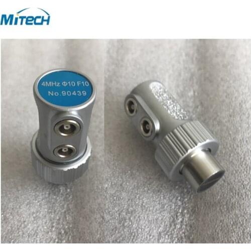 F10 4MHz 10mm Dual Straight Beam Probe Transducer