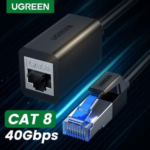 UGREEN CAT8 Cable Ethernet 40Gbps Extension Cable RJ 45 Internet Extender For Router Computer PC Laptop PS5 RJ45 Lan Patch Cord