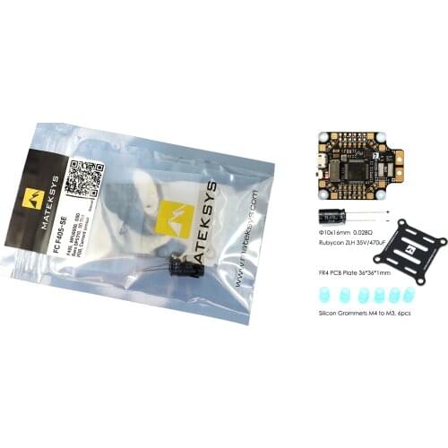 Mateksys F405-SE FLIGHT CONTROLLER PDB BetaFlight / INAV Built-in Barometer DPS310 / OSD For RACING DRONE