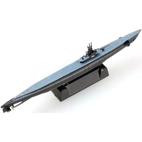 Diecast 1/700 Scale WWII U.S. Navy SS-285 Submarine 1943 Finished Ship Model Static Display Adult Collection Toys for Boys