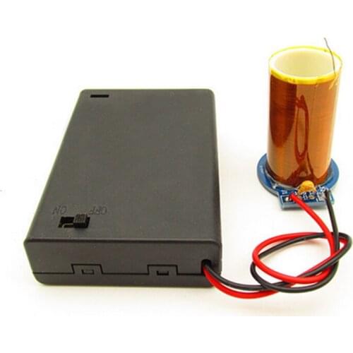 Mini SSTC Table Tesla Coil DIY Kit No Arc Light from a Distance Assembled