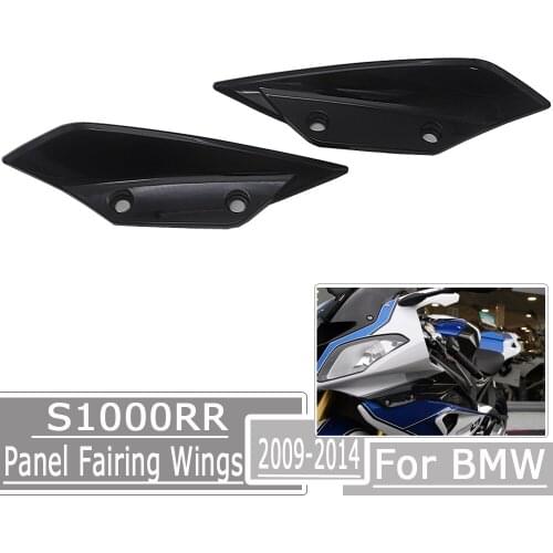 Front Fender Spoiler Winglets Fairing Panel Cover Case Side Wing For BMW S1000RR 2009 - 2014 S1000RR HP4 S 1000 RR Carbon Fiber