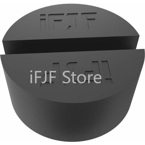 Rubber Jack Pads Slotted - Universal, Standard-Size Adapter - Frame Rail Protector Puck/Pad Keeps Pinch Weld, Paint & Metal Safe