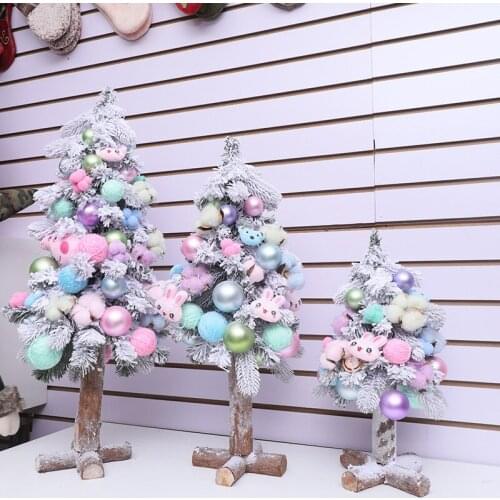 Christmas creative snow flocking mulberry tree decoration shopping mall window indoor holiday wedding scene decoration navidad