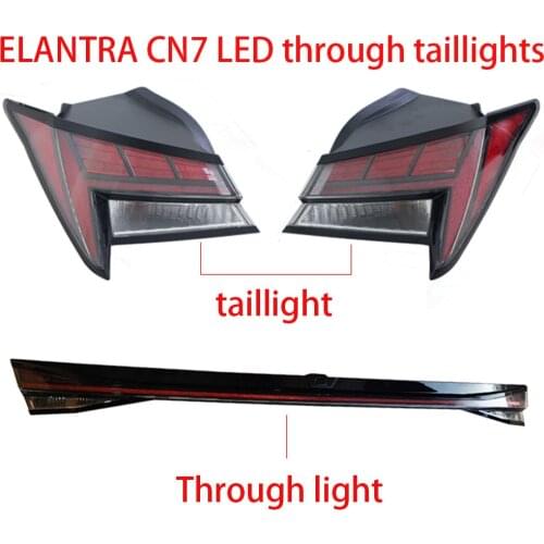 Led taillights through taillights H-shaped taillights for HYUNDAI Seventh generation new elantra cn7