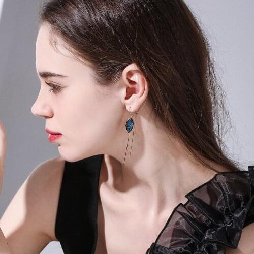 DARA Fashion Leaf Earrings For Women 2021 New Trend