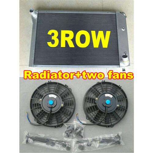 3 ROW ALUMINUM RADIATOR FOR CHEVY CORVETTE C3 350/305 5.7/5.0 V8 A/T 77-1982 78+FAN