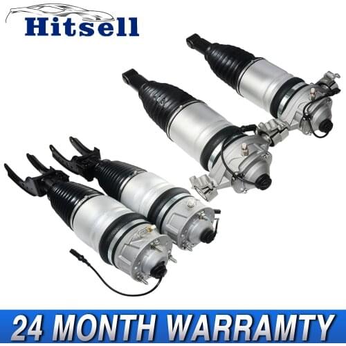 4pcs Fronr+Rear Air Suspension Spring shock absorber strut For VW Touareg Porsche Cayenne Audi Q7 2011-2016 7P6616039K