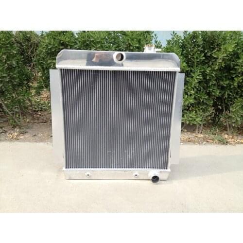 52mm 3Row Aluminum Radiator for 1955-1959 CHEVY Chevrolet PICK UP TRUCK V8 AT/MT 1956 1957 1958 1959
