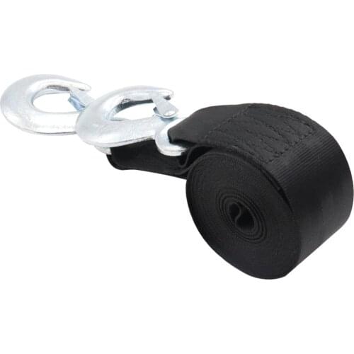 4 Tons Tow Strap Heavy Duty 2 Inch X 13 Ft Polyester Tow Strap Rope 2 Hooks 10,000lb Towing ,4 Meter Long - Great Performance