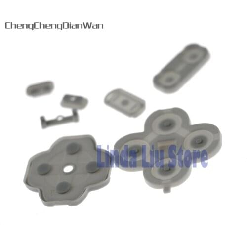 For NEW 3DSXL 3DSLL rubber keypad conducting buttons conductive dpad pad for New 3DS XL LL 6sets/lot